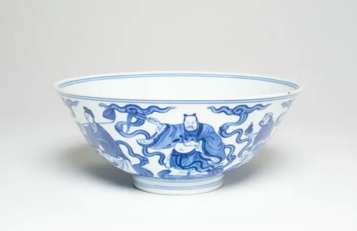 Framed Print : Bowl with the Eight Immortals, Qing dynasty (1644-1911) Framed Print : Bowl with the Eight Immortals, Qing dynasty (1644-1911)