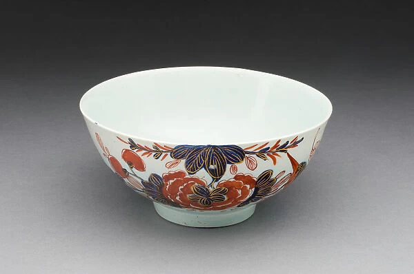 Bowl, London, 1760  /  64. Creator: Vauxhall Porcelain Factory