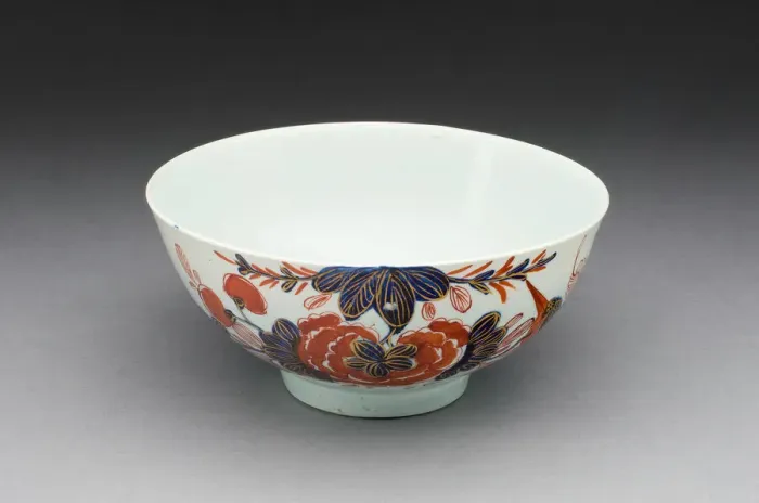 Framed Print : Bowl, London, 1760 / 64. Creator: Vauxhall Porcelain Factory Framed Print : Bowl, London, 1760 / 64. Creator: Vauxhall Porcelain Factory