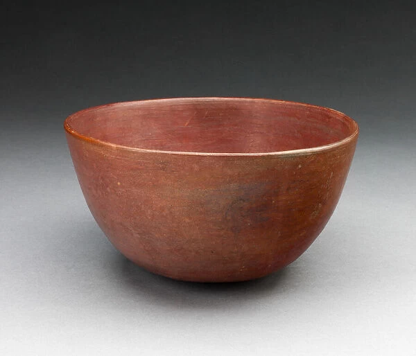 Bowl with Painted Rim, A. D. 600  /  1000. Creator: Unknown