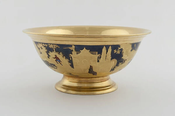 Bowl, Paris, c. 1820. Creator: Denuelle Porcelain Manufactory