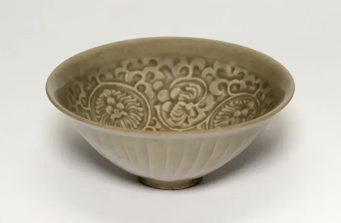 Framed Print : Bowl with Peonies, Song dynasty (960-1279). Creator: Unknown Framed Print : Bowl with Peonies, Song dynasty (960-1279). Creator: Unknown