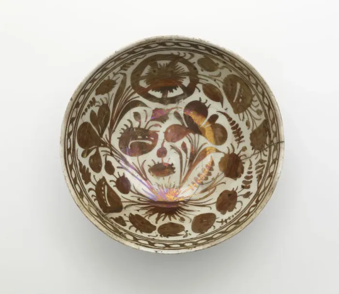 Framed Print : Bowl, Safavid period, 1650-1700. Creator: Unknown Framed Print : Bowl, Safavid period, 1650-1700. Creator: Unknown