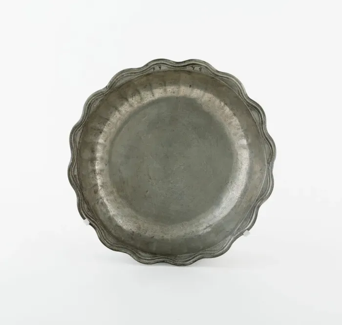 Framed Print : Bowl with Scalloped Edge, France, 1774. Creator: Unknown Framed Print : Bowl with Scalloped Edge, France, 1774. Creator: Unknown