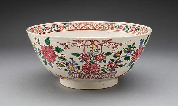 Bowl, Staffordshire, c. 1760. Creator: Staffordshire Potteries