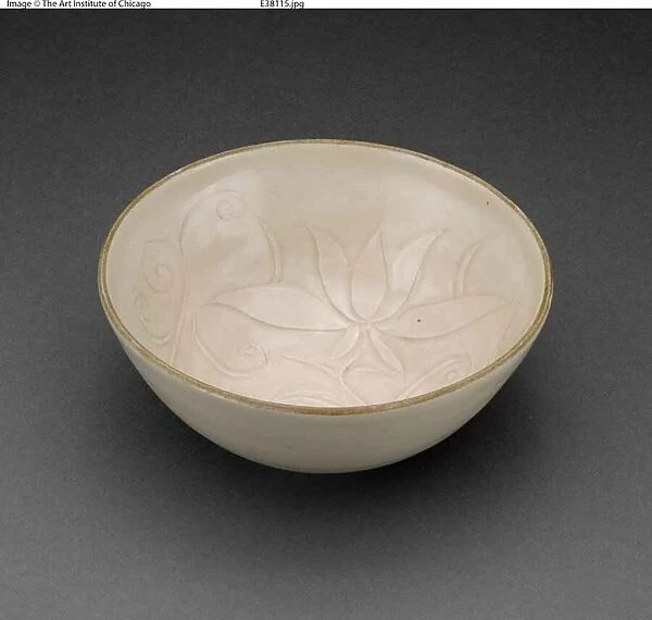 Bowl with Stylized Flowers and Leaves, Style of Northern Song dynasty