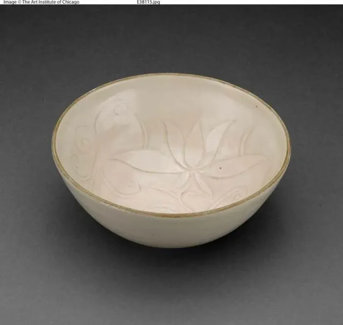 Framed Print : Bowl with Stylized Flowers and Leaves, Style of Northern Song dynasty Framed Print : Bowl with Stylized Flowers and Leaves, Style of Northern Song dynasty
