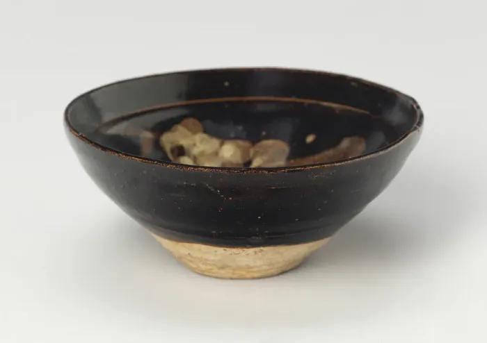 Framed Print : Bowl with Winding Strokes, Southern Song or Yuan dynasty, 12th / 14th century. Creator: Unknown Framed Print : Bowl with Winding Strokes, Southern Song or Yuan dynasty, 12th / 14th century. Creator: Unknown
