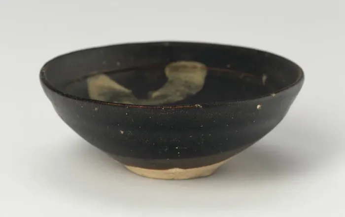 Framed Print : Bowl with Zigzag Strokes, Southern Song or Yuan dynasty, 12th / 14th century. Creator: Unknown Framed Print : Bowl with Zigzag Strokes, Southern Song or Yuan dynasty, 12th / 14th century. Creator: Unknown