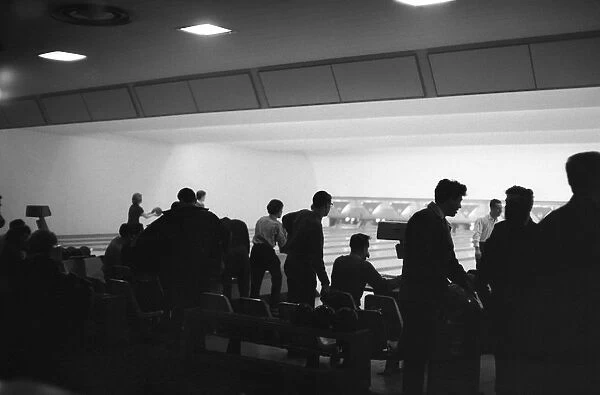 Bowling alley scene, Sheffield, South Yorkshire, 1964. Artist: Michael Walters