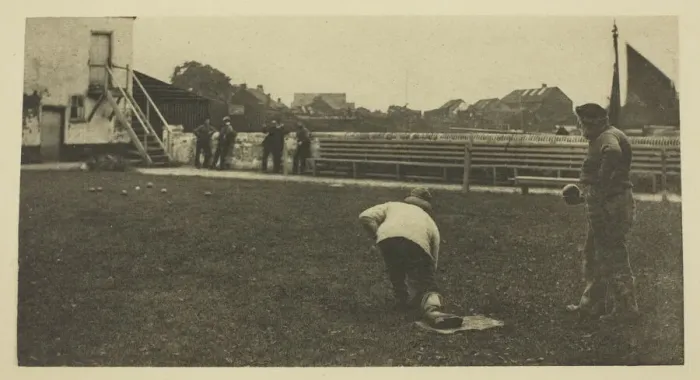 Framed Print : The Bowling Green, 1887. Creator: Peter Henry Emerson Framed Print : The Bowling Green, 1887. Creator: Peter Henry Emerson