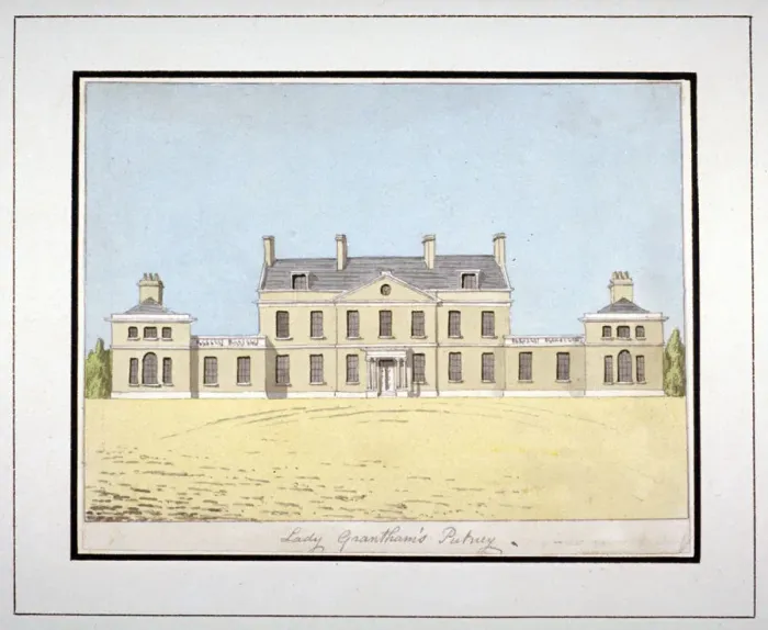 Framed Print : Bowling Green House, Putney, Wandsworth, London, c1800 Framed Print : Bowling Green House, Putney, Wandsworth, London, c1800
