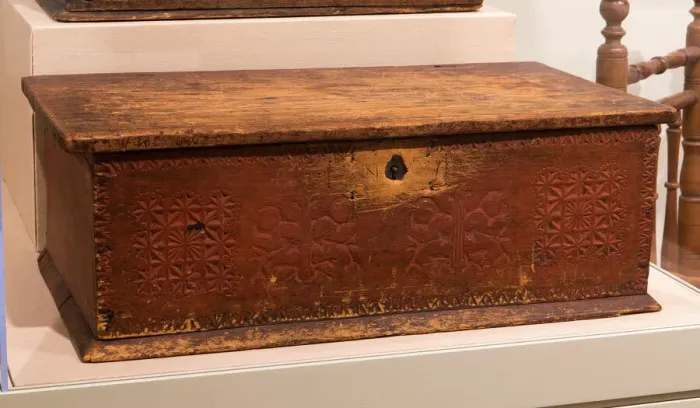 Framed Print : Box, 1674  /  1700. Creator: Unknown