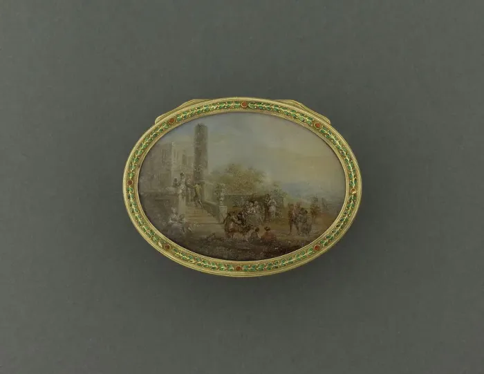 Framed Print : Box, between 1779 and 1780. Creators: Louis-Joachim Colmet de Coutry, Edme Charles de Lioux de Savignac Framed Print : Box, between 1779 and 1780. Creators: Louis-Joachim Colmet de Coutry, Edme Charles de Lioux de Savignac