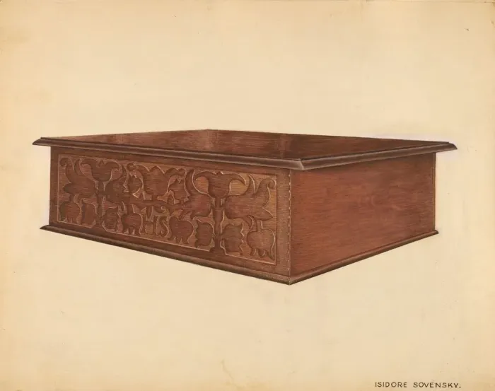 Framed Print : Box, c. 1936. Creator: Isidore Sovensky Framed Print : Box, c. 1936. Creator: Isidore Sovensky