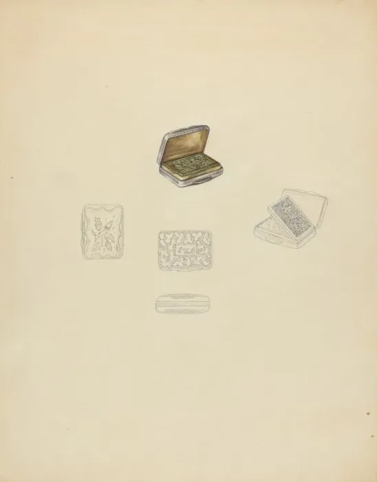 Framed Print : Box, c. 1936. Creator: Sylvia DeZon Framed Print : Box, c. 1936. Creator: Sylvia DeZon