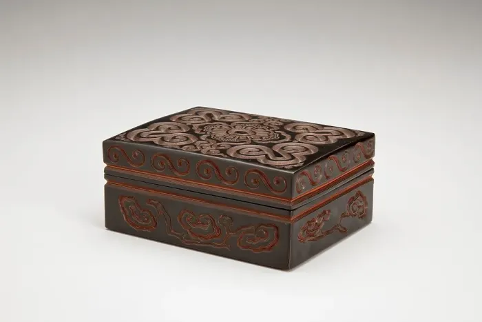 Framed Print : Box and cover, 1875-1912. Creator: Unknown Framed Print : Box and cover, 1875-1912. Creator: Unknown
