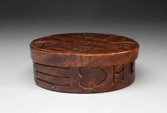 Framed Print : Box with Lid, c. 1759. Creator: Unknown Framed Print : Box with Lid, c. 1759. Creator: Unknown