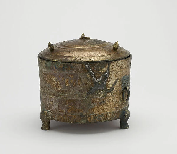 Box with lid (lian), Han dynasty, 100 BCE-100 CE. Creator: Unknown