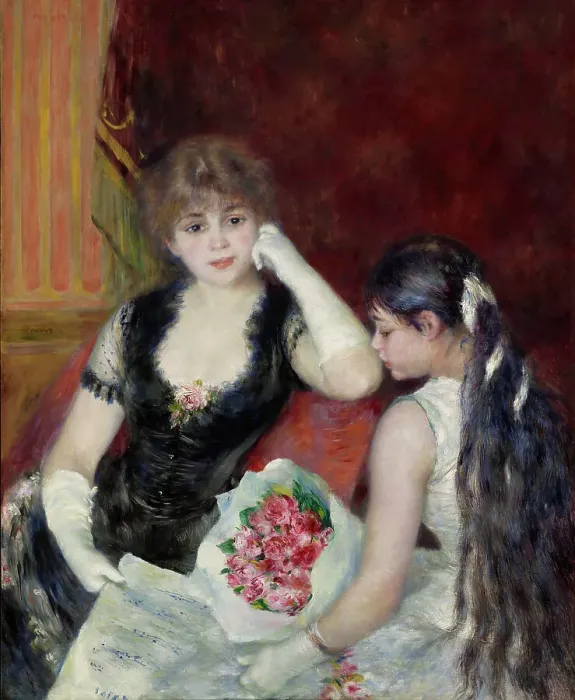 Framed Print : A Box At The Theater (At The Concert), 1880. Creator: Pierre-Auguste Renoir Framed Print : A Box At The Theater (At The Concert), 1880. Creator: Pierre-Auguste Renoir
