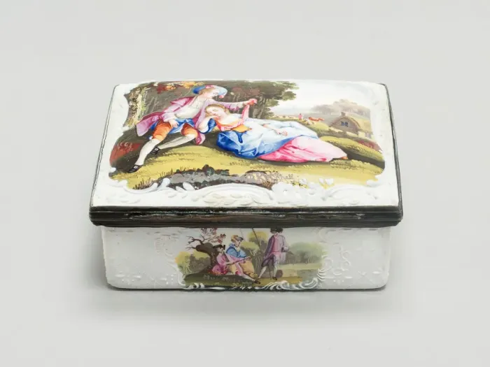 Framed Print : Box, Wednesbury, c. 1790. Creator: Unknown Framed Print : Box, Wednesbury, c. 1790. Creator: Unknown