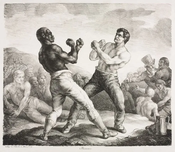 Framed Print : Boxers, 1818. Creator: Theodore Gericault (French, 1791-1824) Framed Print : Boxers, 1818. Creator: Theodore Gericault (French, 1791-1824)