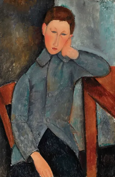 Framed Print : The Boy, 1919. Creator: Amadeo Modigliani Framed Print : The Boy, 1919. Creator: Amadeo Modigliani