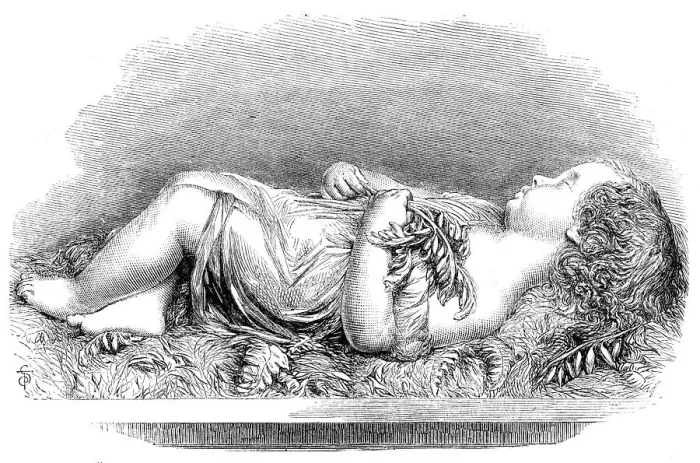 Framed Print : Boy Asleep, sculpture, by Alexander Munro, in the Royal Academy Exhibition, 1864. Creator: Unknown. Boy Asleep, sculpture, by Alexander Munro, in the Royal Academy Exhibition, 1864. Creator: Unknown Framed Print : Boy Asleep, sculpture, by Alexander Munro, in the Royal Academy Exhibition, 1864. Creator: Unknown. Boy Asleep, sculpture, by Alexander Munro, in the Royal Academy Exhibition, 1864. Creator: Unknown