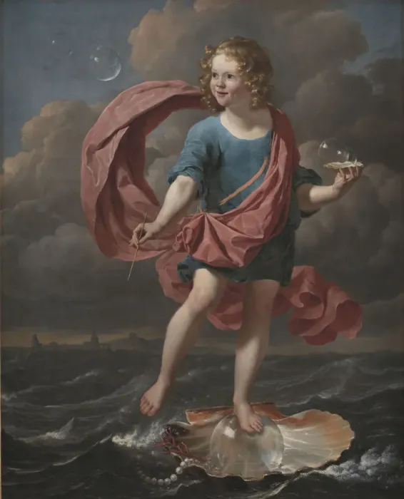 Framed Print : Boy Blowing Soap Bubbles. Allegory on the Transitoriness and the Brevity of Life, 1663 Framed Print : Boy Blowing Soap Bubbles. Allegory on the Transitoriness and the Brevity of Life, 1663
