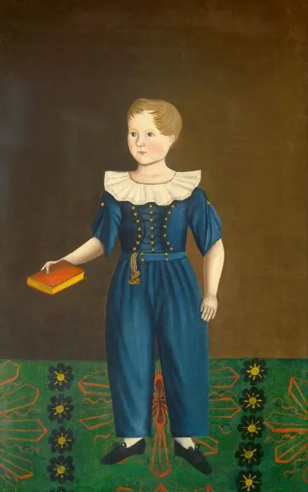 Framed Print : Boy in Blue, c. 1820 / 1830. Creator: Unknown Framed Print : Boy in Blue, c. 1820 / 1830. Creator: Unknown