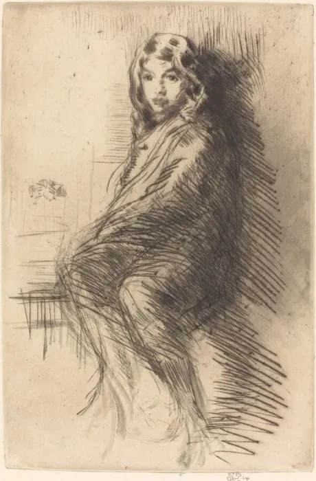 Framed Print : The Boy, c. 1873 / 1875. Creator: James Abbott McNeill Whistler Framed Print : The Boy, c. 1873 / 1875. Creator: James Abbott McNeill Whistler