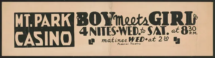 Framed Print : Boy Meets Girl, Holyoke, MA, 1938. Creator: Unknown Framed Print : Boy Meets Girl, Holyoke, MA, 1938. Creator: Unknown