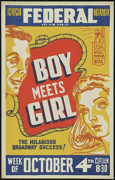 Boy Meets Girl, Miami, 1937. Creator: Unknown