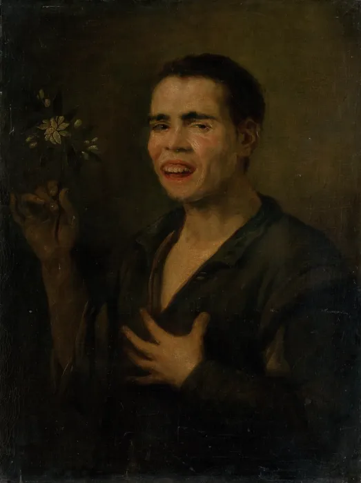 Framed Print : Boy with orange blossom, c1625-1650. Creator: Unknown Framed Print : Boy with orange blossom, c1625-1650. Creator: Unknown