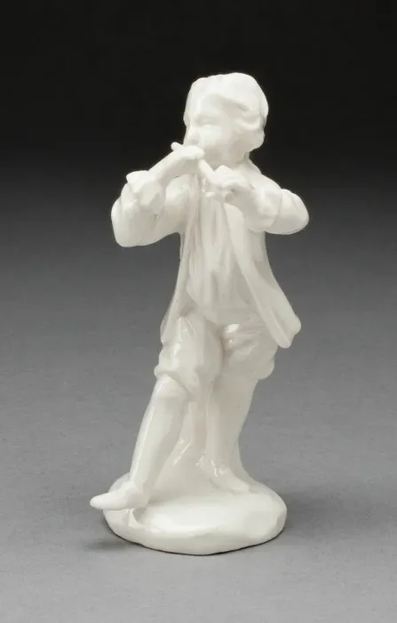 Framed Print : Boy Playing Flute, Tournai, c. 1770. Creator: Tournai Porcelain Manufactory Framed Print : Boy Playing Flute, Tournai, c. 1770. Creator: Tournai Porcelain Manufactory