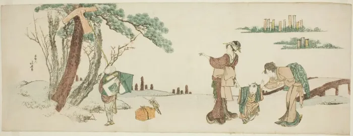 Framed Print : Boy releasing a kite, Japan, c. 1800 / 10. Creator: Hokusai Framed Print : Boy releasing a kite, Japan, c. 1800 / 10. Creator: Hokusai