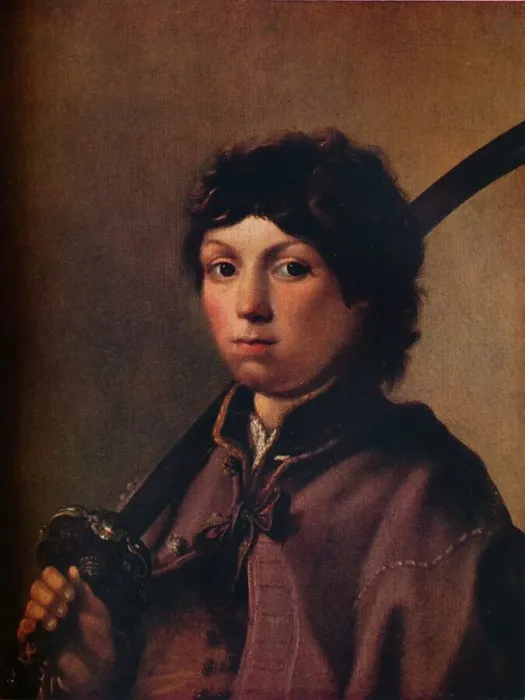 Framed Print : Boy with a Sabre, c1640. Artist: Hendrik Gerritsz Pot Framed Print : Boy with a Sabre, c1640. Artist: Hendrik Gerritsz Pot