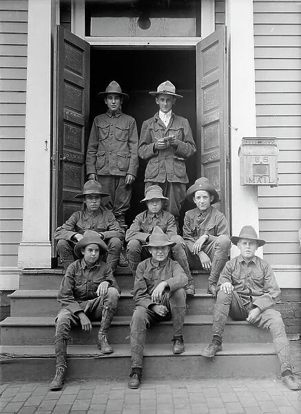 Boy Scouts, 1913. Creator: Harris & Ewing. Boy Scouts, 1913. Creator: Harris & Ewing