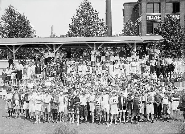 Boy Scouts - Field Sports, 1914. Creator: Harris & Ewing. Boy Scouts - Field Sports, 1914. Creator: Harris & Ewing