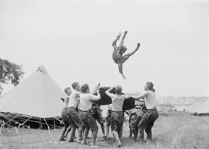Framed Print : Boy Scouts - Gettysburg, 1913. Creator: Bain News Service Framed Print : Boy Scouts - Gettysburg, 1913. Creator: Bain News Service