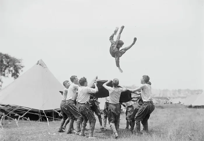 Framed Print : Boy Scouts - Gettysburg, 1913. Creator: Bain News Service Framed Print : Boy Scouts - Gettysburg, 1913. Creator: Bain News Service