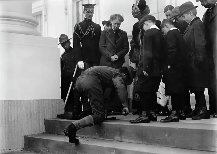 Framed Print : Boy Scouts - Visit of Sir Robert Baden-Powell To D.C. Making Fire; Mrs. Taft Watching, 1911. Creator: Harris & Ewing. Boy Scouts - Visit of Sir Robert Baden-Powell To D.C. Making Fire; Mrs. Taft Watching, 1911. Creator: Harris & Ewing Framed Print : Boy Scouts - Visit of Sir Robert Baden-Powell To D.C. Making Fire; Mrs. Taft Watching, 1911. Creator: Harris & Ewing. Boy Scouts - Visit of Sir Robert Baden-Powell To D.C. Making Fire; Mrs. Taft Watching, 1911. Creator: Harris & Ewing