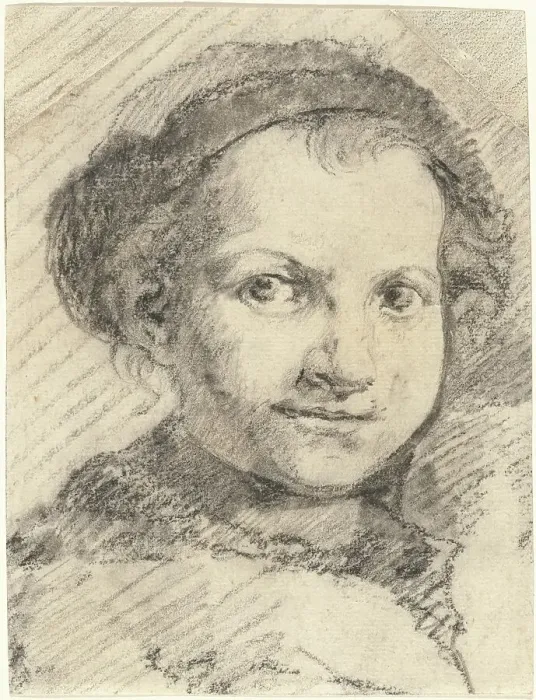 Framed Print : A Boy Smiling, c. 1750. Creator: Francesco Zuccarelli Framed Print : A Boy Smiling, c. 1750. Creator: Francesco Zuccarelli