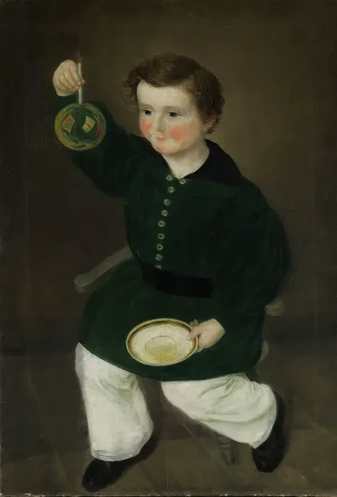 Framed Print : Boy with soap bubble; Portrait of Gustav Antonio Gjessing as a child, 1841. Creator: Matthias Stoltenberg Framed Print : Boy with soap bubble; Portrait of Gustav Antonio Gjessing as a child, 1841. Creator: Matthias Stoltenberg