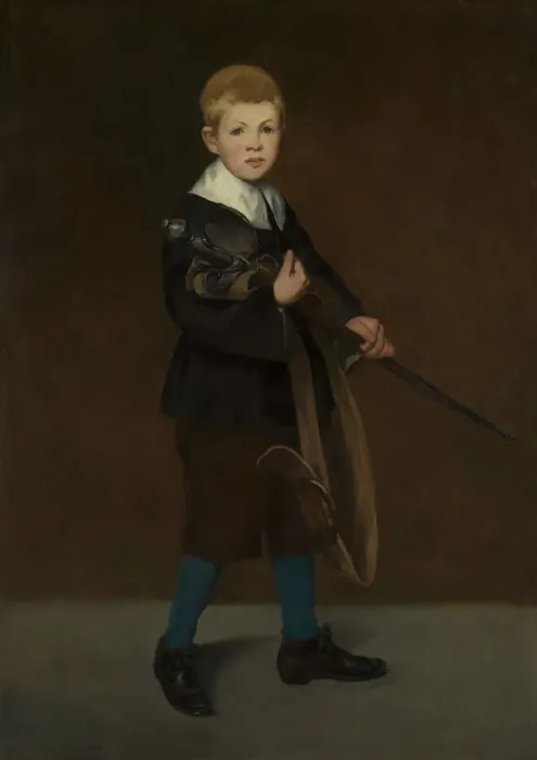 Framed Print : Boy with a Sword, 1861. Creator: Edouard Manet Framed Print : Boy with a Sword, 1861. Creator: Edouard Manet