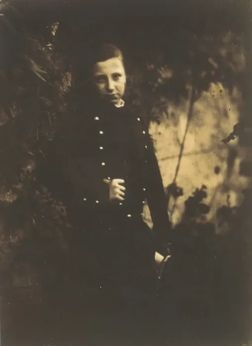 Framed Print : [Boy in Uniform], ca. 1855. Creator: Jean-Baptiste Frenet