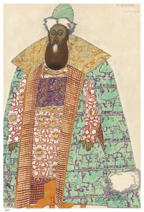 Framed Print : Boyar. Costume design for the opera Sadko by N. Rimsky-Korsakov, 1911 Framed Print : Boyar. Costume design for the opera Sadko by N. Rimsky-Korsakov, 1911
