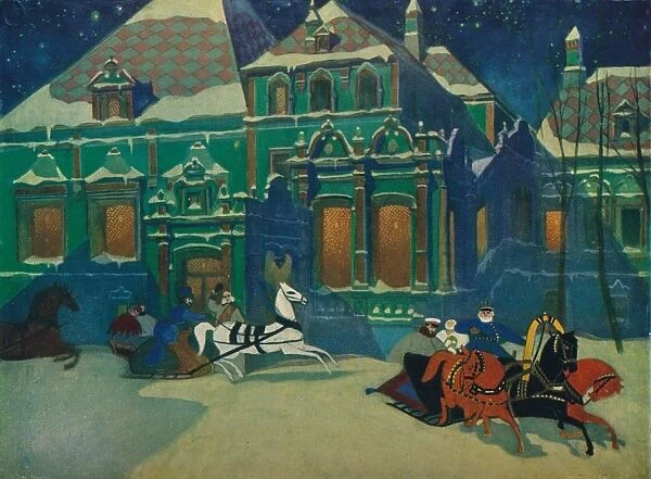 The Boyard Palace of the Princes Youssoupoff in Moscow, c1900, (1926). Artists: Leonid Brailovsky, Rimma Nikitichna Brailovskaya