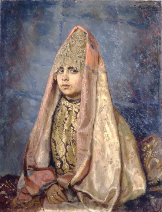 Framed Print : Boyars Wife, 1884. Artist: Vasnetsov, Viktor Mikhaylovich (1848-1926) Framed Print : Boyars Wife, 1884. Artist: Vasnetsov, Viktor Mikhaylovich (1848-1926)