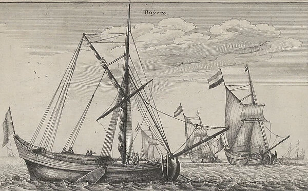 Boyers, 1647. 1647. Creator: Wenceslaus Hollar